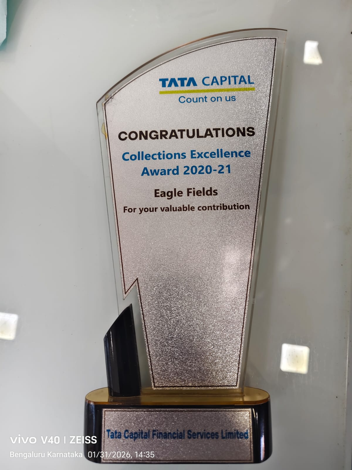 Tata Capital Award